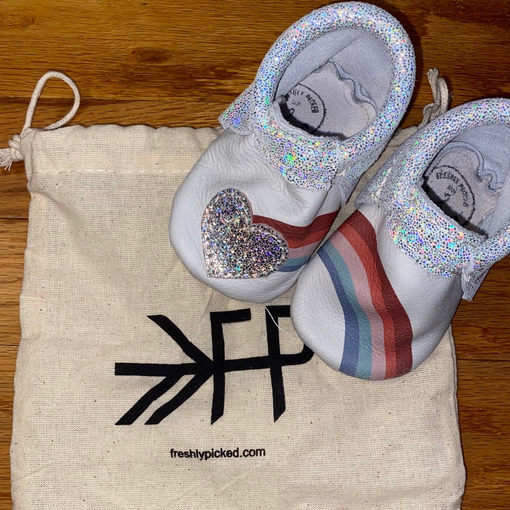 Freshly Picked Baby Moccasins size 2